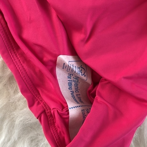 Andie Swim The Banded High Waisted Cheeky Bottom in Nehi Neon Pink Size S - Picture 5 of 6